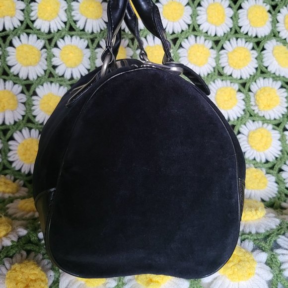 Juicy Couture Script Detail Velour Handbag - Picture 5 of 16